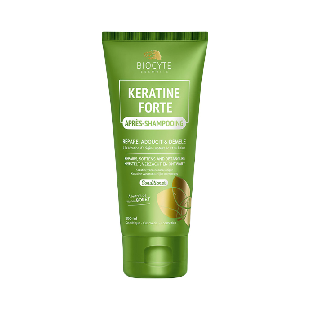 Dầu xả bồ kết suôn mượt, chắc khỏe tóc Biocyte Keratine Forte Conditioner 200ml
