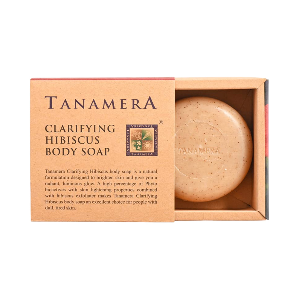 Xà bông hoa dâm bụt Tanamera Clarifying Hibiscus Body Soap 100g