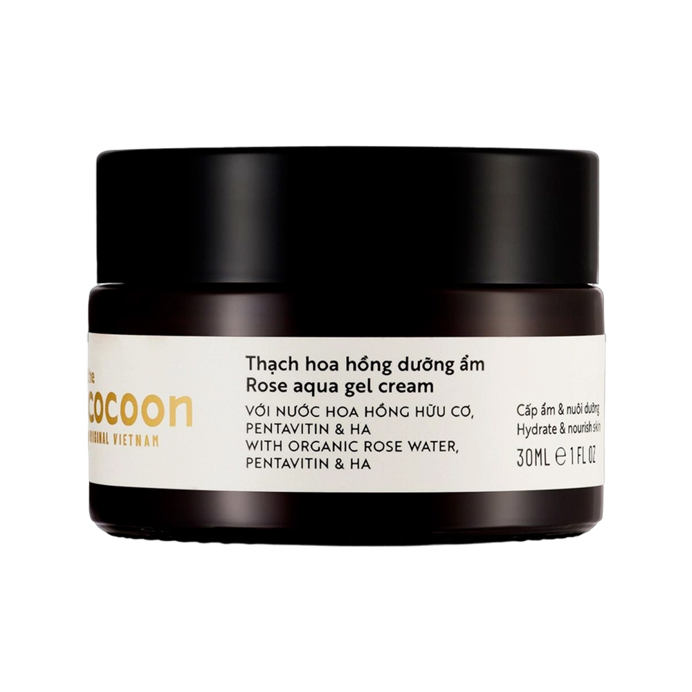 Kem dưỡng ẩm dạng thạch chiết xuất hoa hồng Cocoon Rose Aqua Gel Cream 30ml/100ml