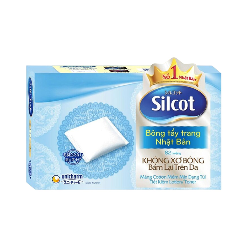Bông Tẩy Trang Silcot (82 miếng/ hộp)