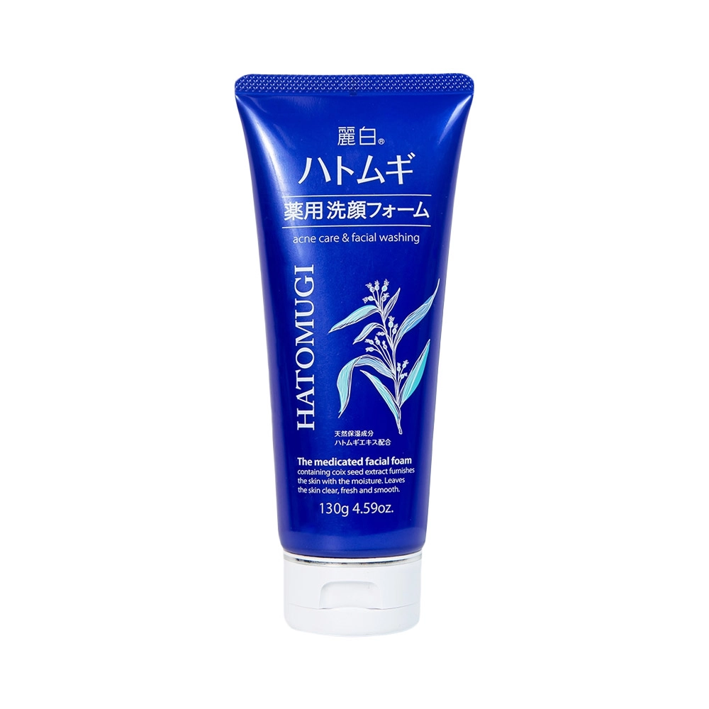 Sữa Rửa Mặt Ngừa Mụn, Sáng Da Hatomugi Acne Care & Facial Washing Nhật Bản130g