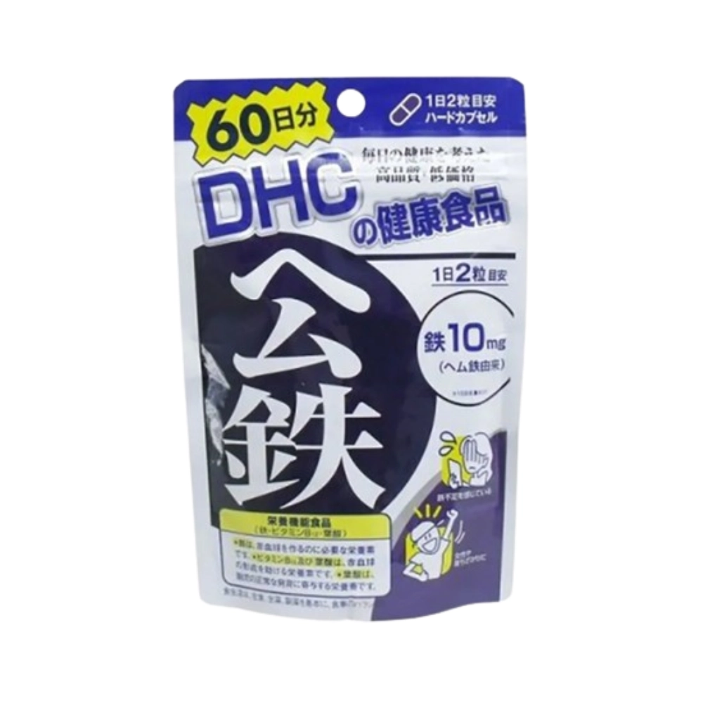 Viên uống bổ sung sắt DHC Heme Iron Nhật Bản 120 Viên
