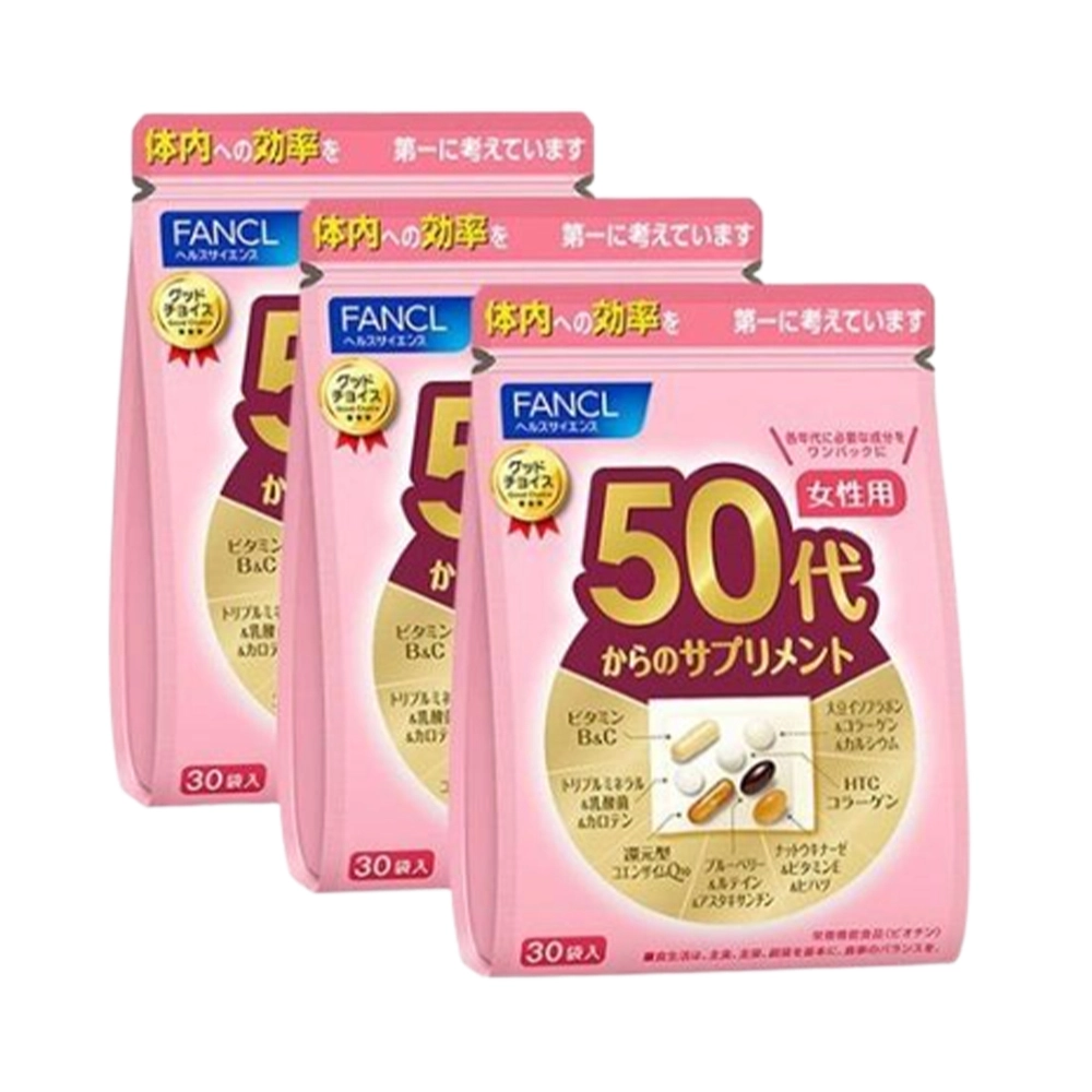 Viên uống tổng hợp Vitamin Fancl cho nữ (túi x 30 gói)