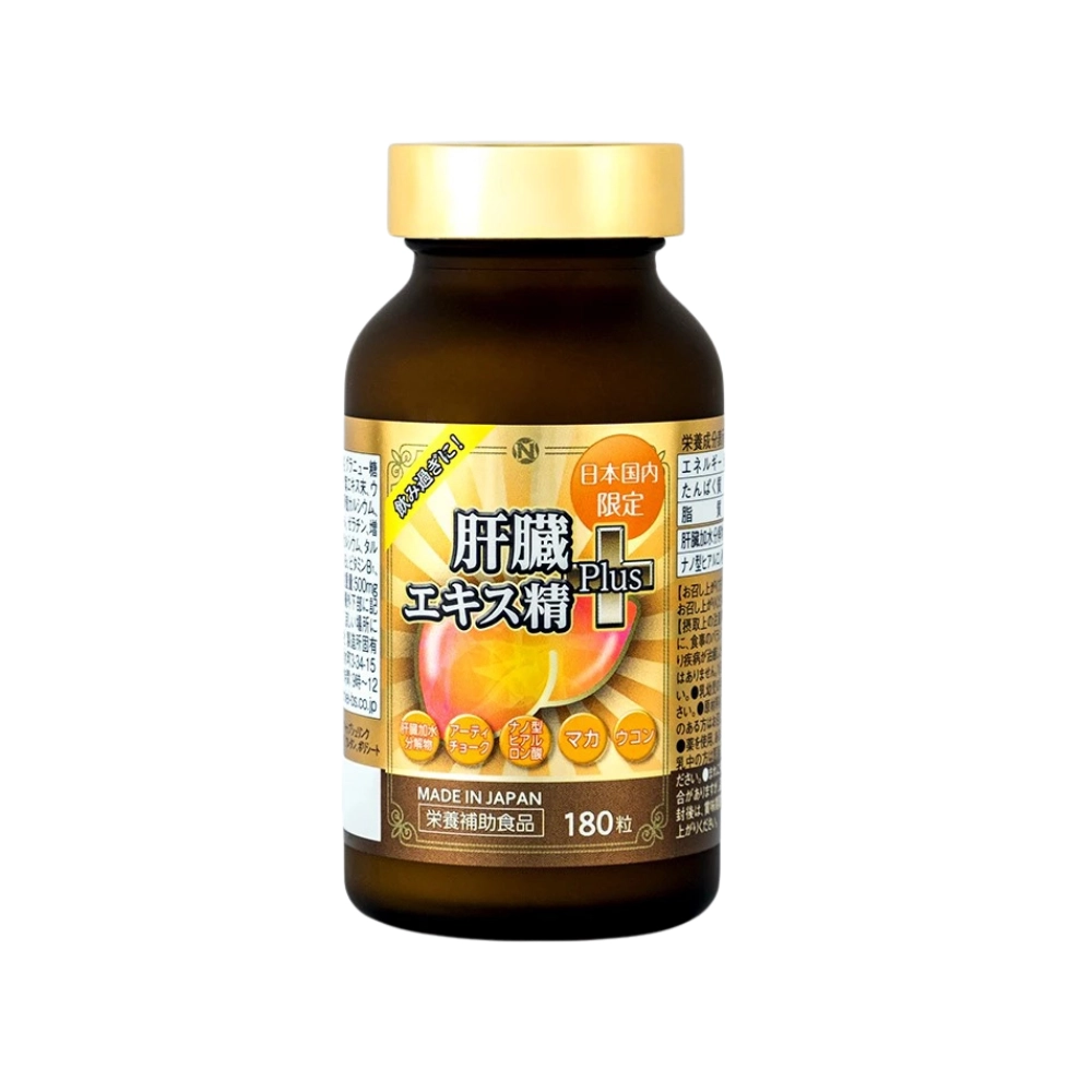 Viên uống hỗ trợ giải độc gan Nichiei Bussan Liver Hydrolyzate Plus 180 viên Date 12/2027