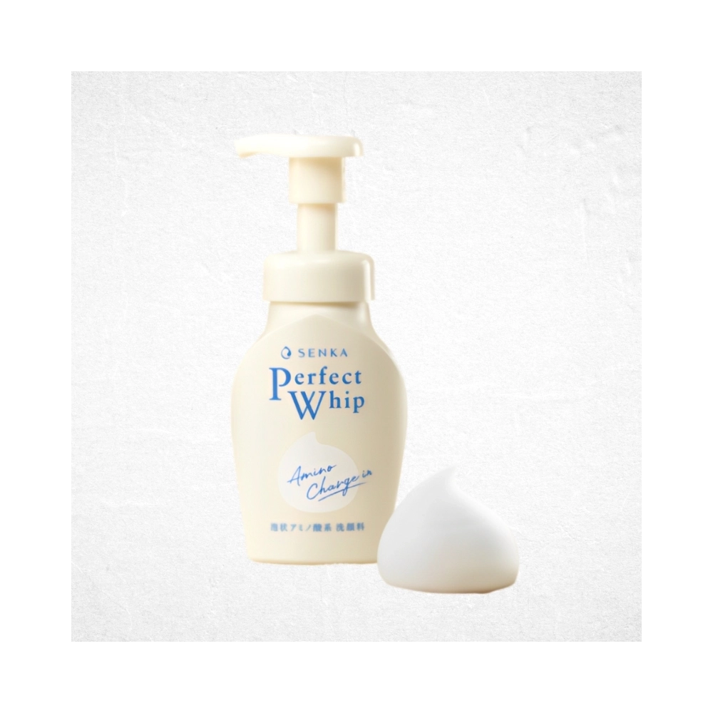 Bọt rửa mặt sạch sâu và dịu nhẹ Senka Perfect Whip Amino Charge in 150ml