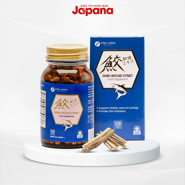 Viên uống bổ xương khớp Fine Japan Shark Cartilage 520 viên