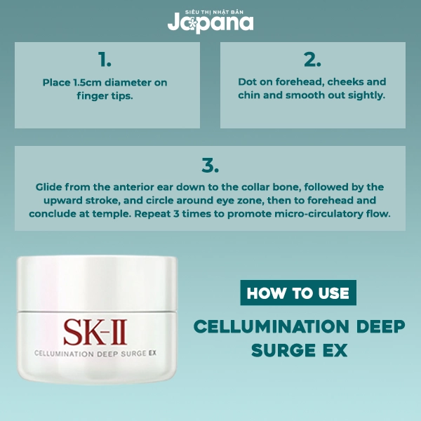 Kem dưỡng trắng da SK-II Cellumination Deep Surge EX 50g