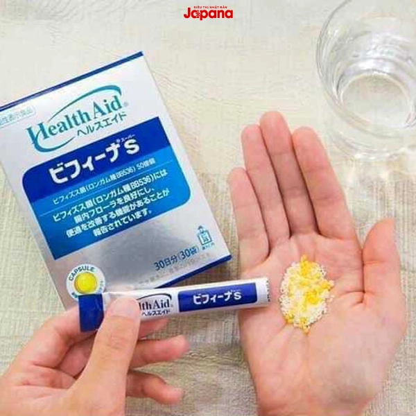 Bột men vi sinh sống HealthAid Bifina S trung cấp (Hộp 60 gói) (Date 9/25)