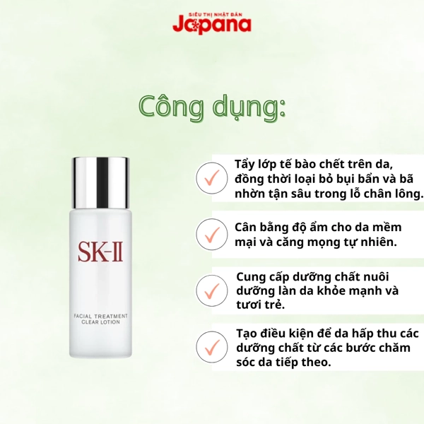 Nước hoa hồng SK-II Facial Treatment Clear Lotion 30ml