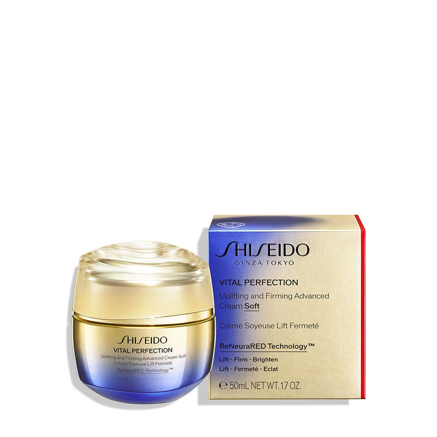 Kem dưỡng da chống lão hóa Shiseido Vital-Perfection Uplifting and Firming Advanced Cream Soft 50ml