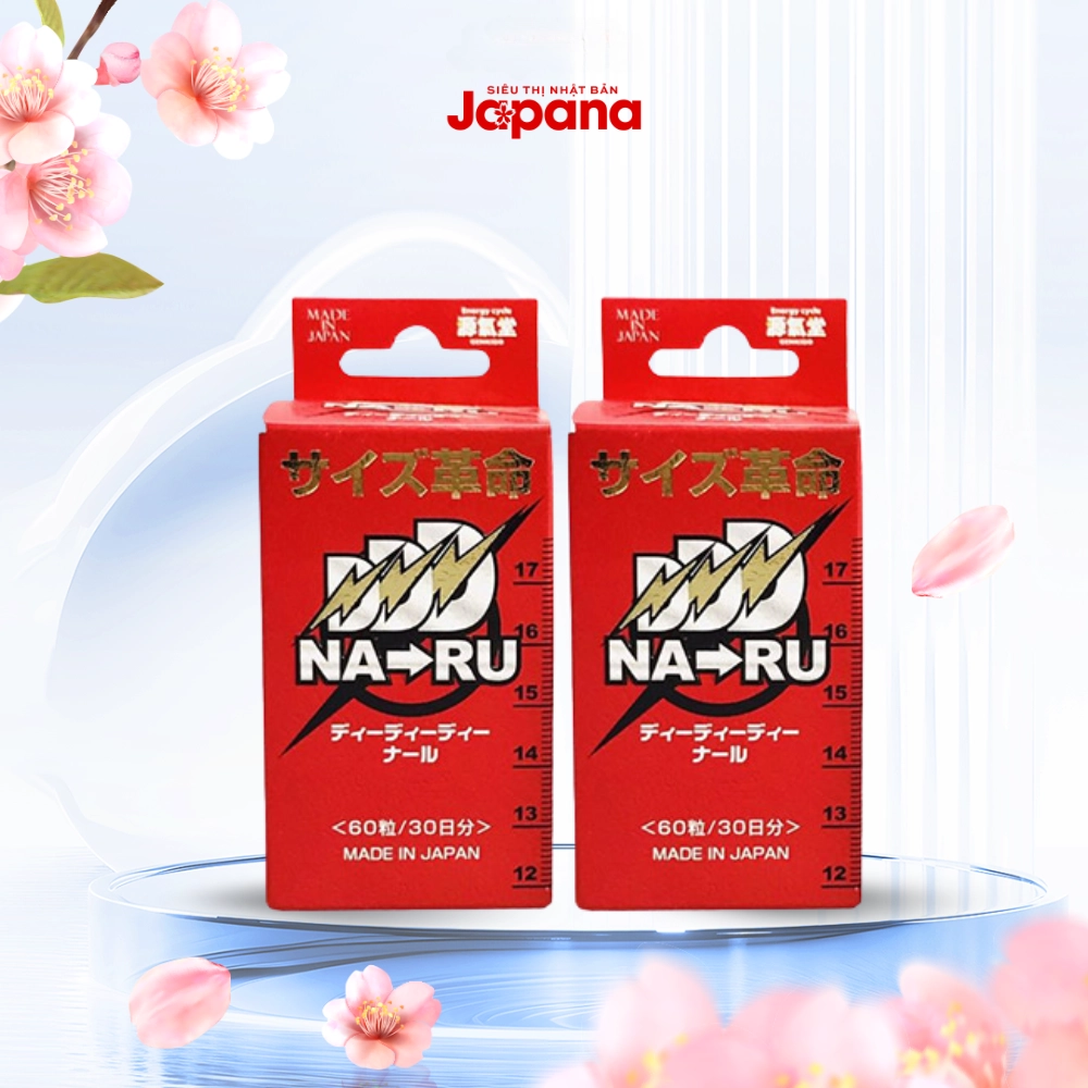 Combo 2 Viên uống hỗ trợ sinh lý tăng kích thước Naru Nhật Bản (Hộp 60 viên)