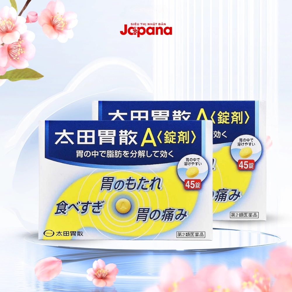 Combo 2 Viên uống hỗ trợ tiêu hóa Ohta`s Isan A In Tablet 45 viên