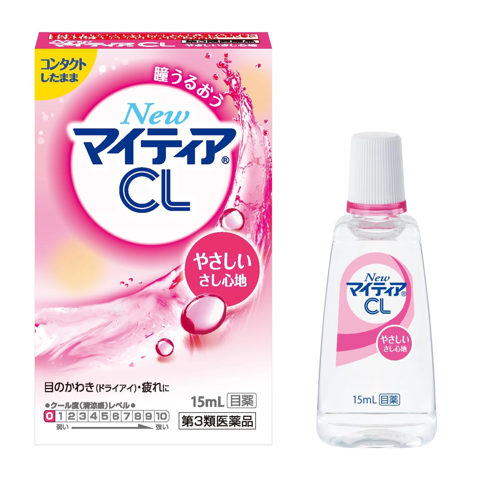 Nước nhỏ mắt đeo kính áp tròng Senju New Mytear CL-a 15ml (Màu hồng)