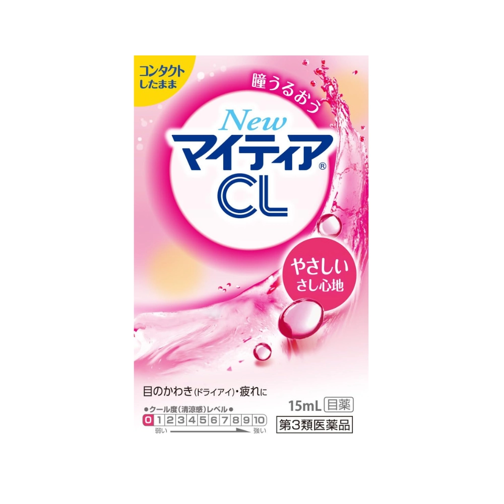 Nước nhỏ mắt đeo kính áp tròng Senju New Mytear CL-a 15ml (Màu hồng)