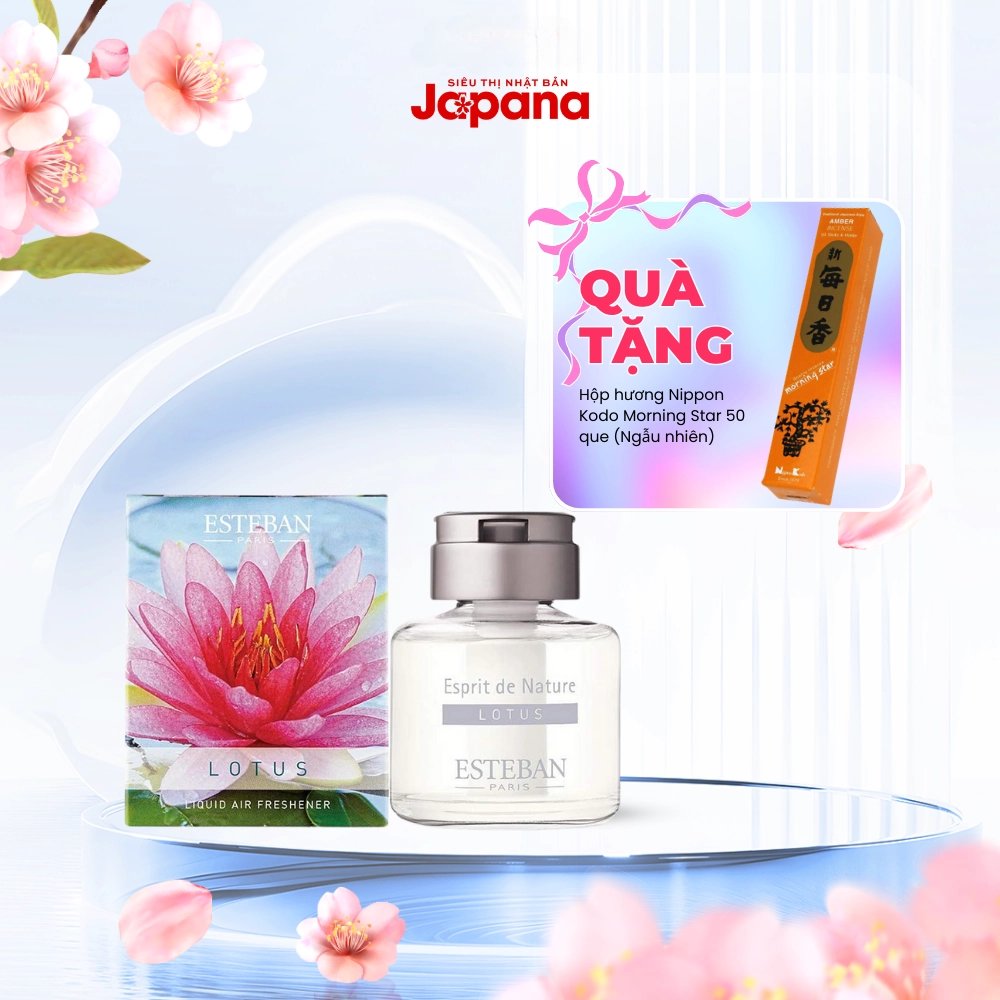Nước hoa dùng trong ô tô Nippon Kodo Esteban 88ml (Hương hoa sen)