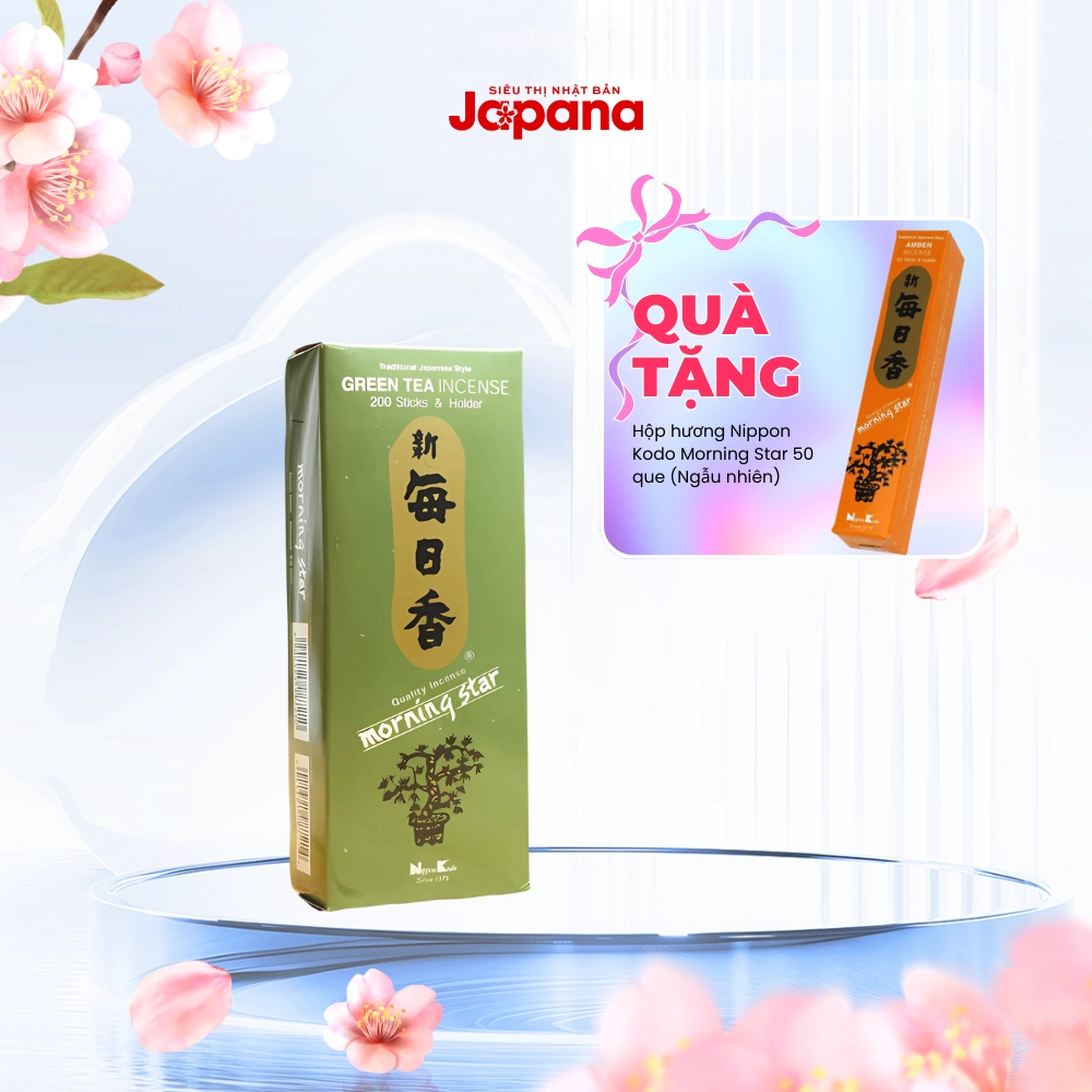 Hương Nippon Kodo Morning Star Green Tea 200 que (Hương trà xanh)