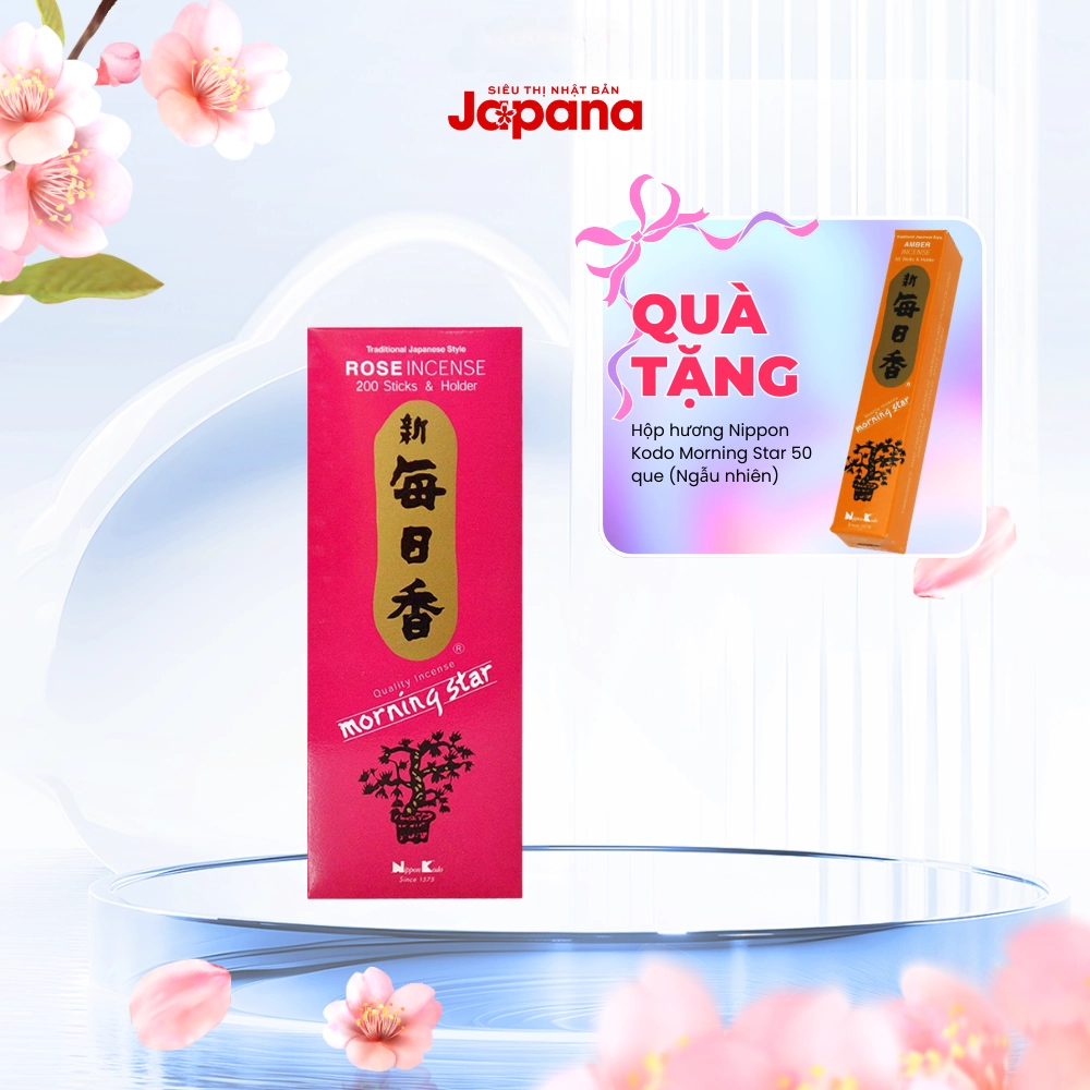 Hương Nippon Kodo Morning Star Rose 200 que (Hương hoa hồng)