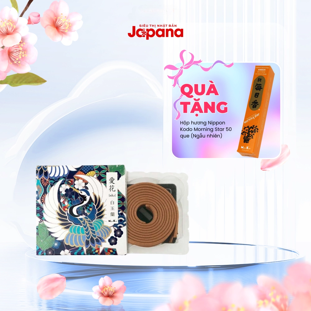 Hương vòng Nippon Kodo Aika 10 vòng (Hương bạch ngọc lan)
