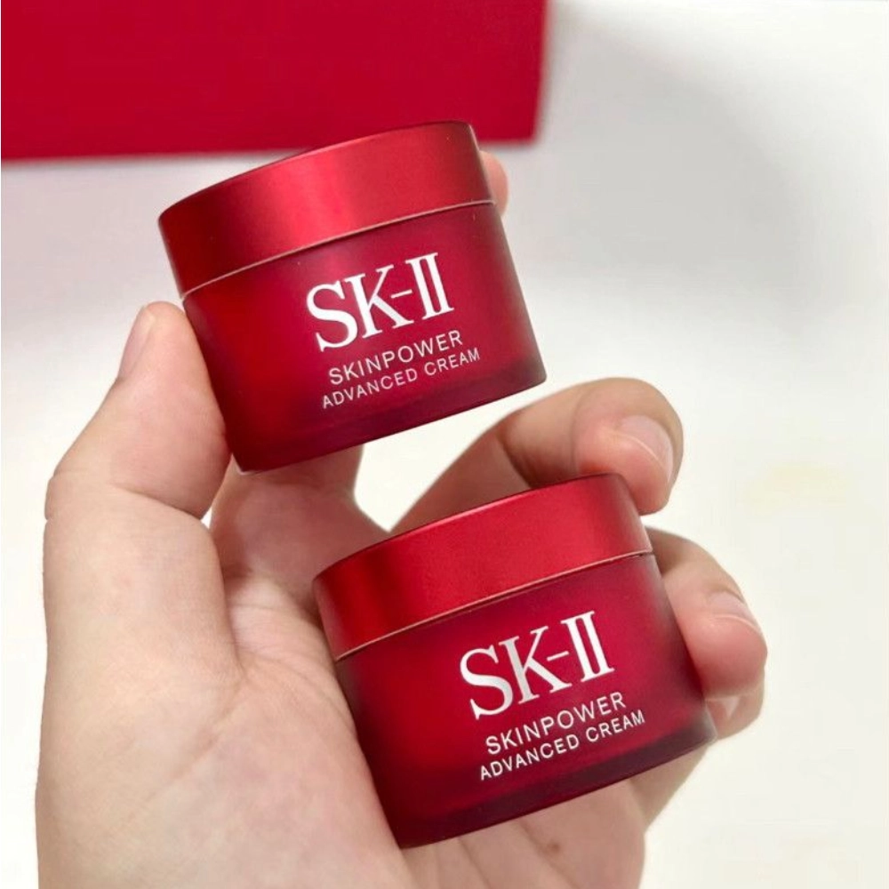 Combo 2 Kem dưỡng da chống lão hóa mới SK-II SkinPower Advanced Cream 15g/80g - 15g