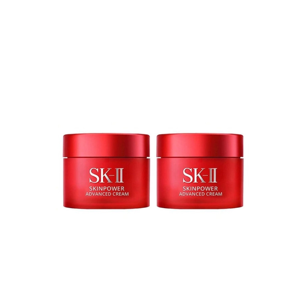 Combo 2 Kem dưỡng da chống lão hóa mới SK-II SkinPower Advanced Cream 15g/80g - 15g