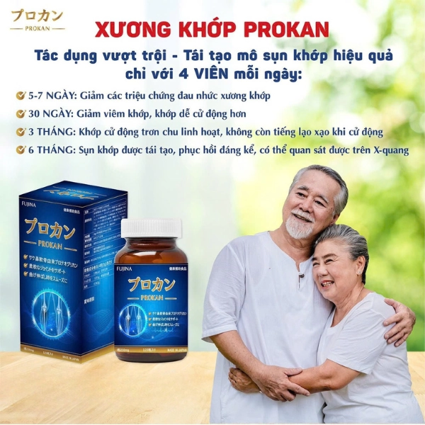 Viên uống bổ xương khớp Prokan 120 viên
