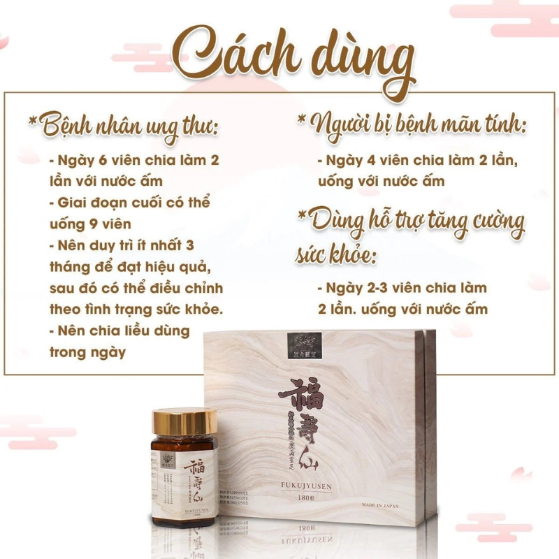 Viên uống tăng cường miễn dịch Ribeto Shoji Fukujyusen 180 viên