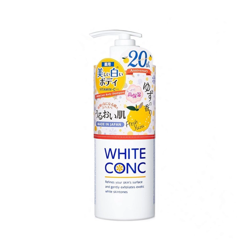 Sữa tắm trắng sáng da toàn thân WHITE CONC - HƯƠNG YUZU 600ml (phiên bản mùa đông)