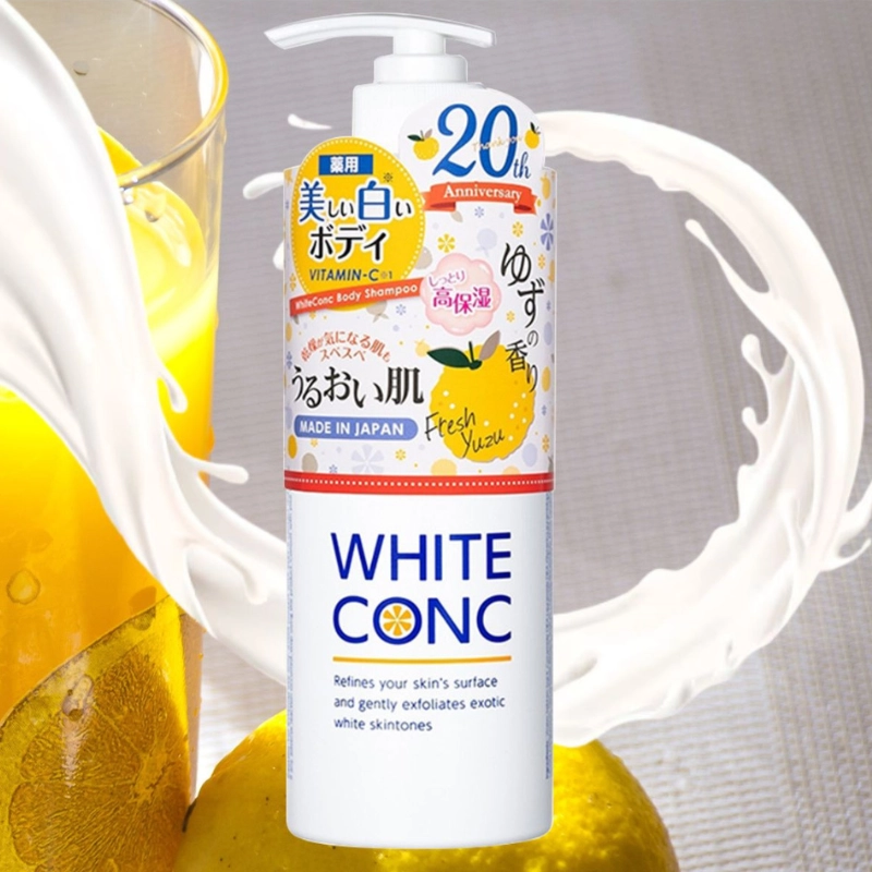 Sữa tắm trắng sáng da toàn thân WHITE CONC - HƯƠNG YUZU 600ml (phiên bản mùa đông)