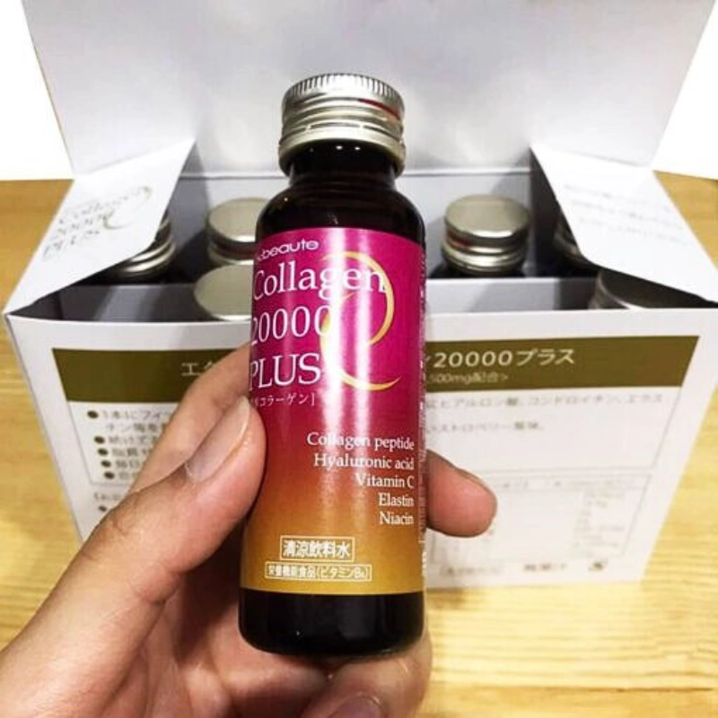 Nước uống đẹp da Collagen 20000mg Plus (Hộp 10 chai x 50ml)