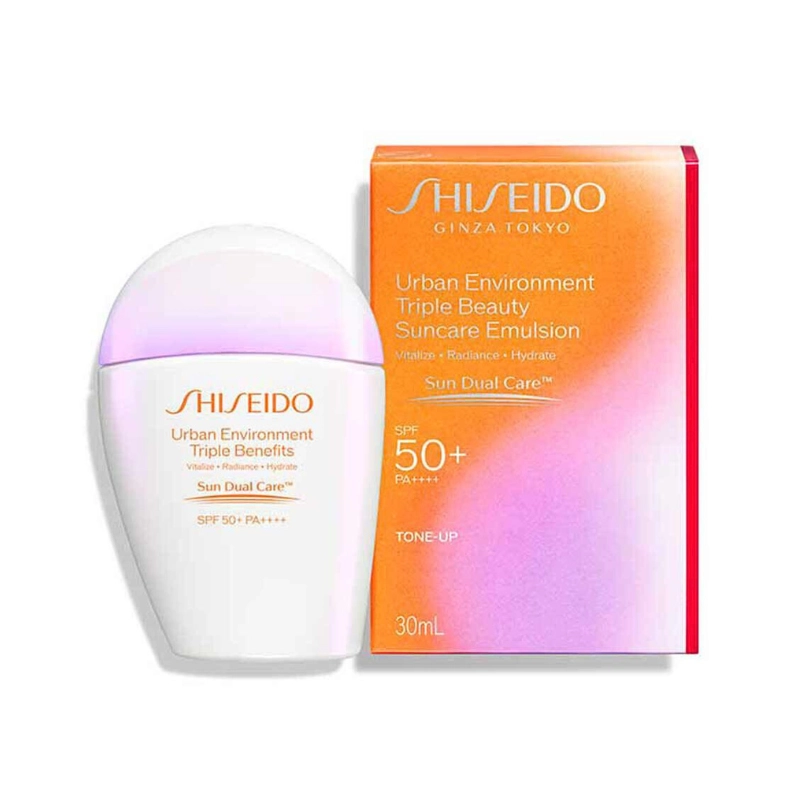 Kem chống nắng dưỡng da Urban Environment Triple Beauty Suncare Emulsion SPF50+ 30ml