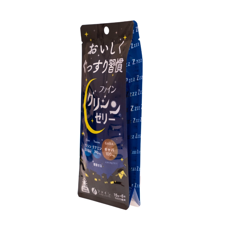 Thạch hỗ trợ ngủ ngon, giảm căng thẳng giúp thư giãn Glycine Jelly - 6 gói