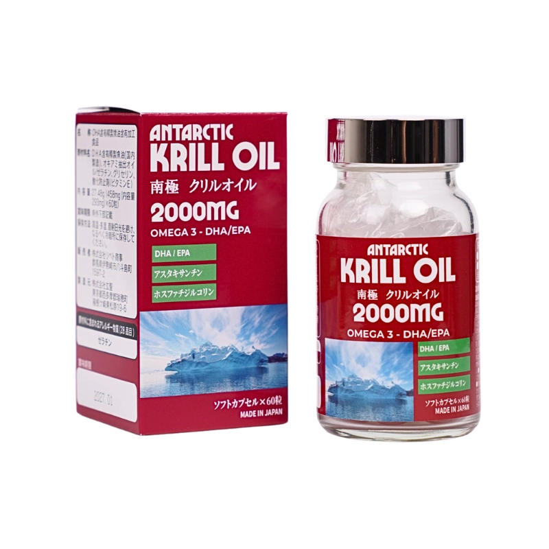 Dầu nhuyễn thể Krill Oil Omega 3 2000ng