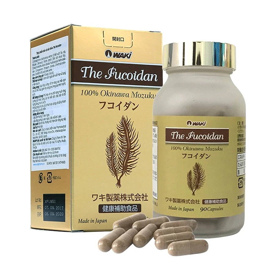 Viên uống Waki The Fucoidan 90 viên
