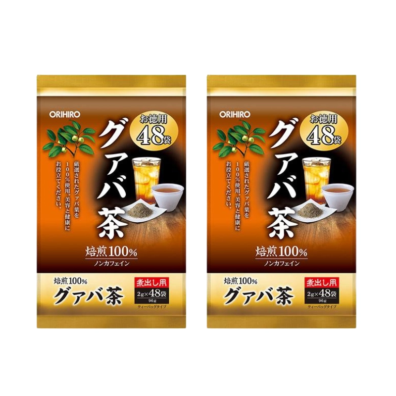 Combo 2 gói trà giảm cân tinh chất lá ổi Orihiro Guava 48 gói (Chính hãng)