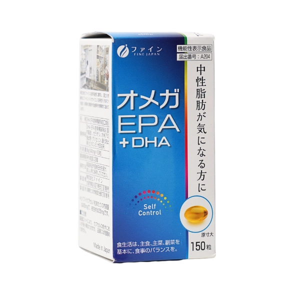 Viên uống dầu cá Omega EPA + DHA Fine Japan - 150 viên
