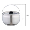 Nồi ủ chân không Kaiyo màu Inox, dung tích 3,0 lít