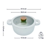 Nồi nhôm đúc đáy từ nguyên khối Elegant Kaiyo, 20cm