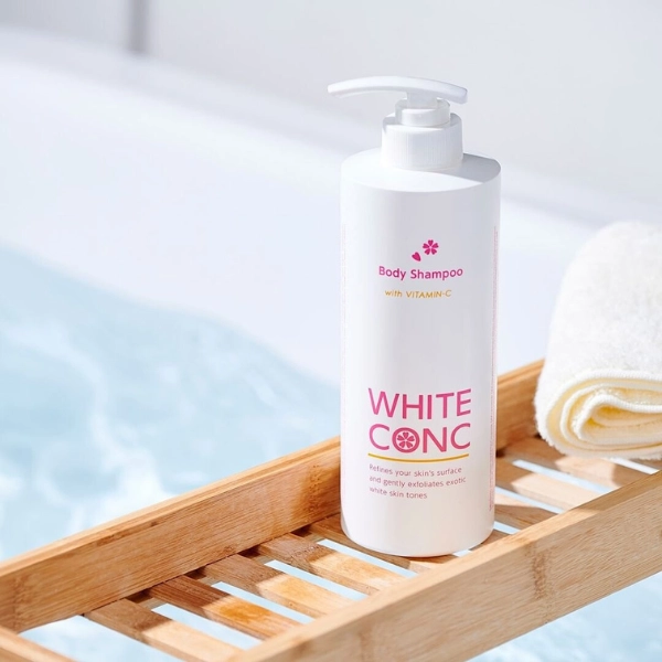 Sữa tắm trắng sáng da toàn thân WHITE CONC - HƯƠNG ANH ĐÀO 600ml (phiên bản mùa xuân)