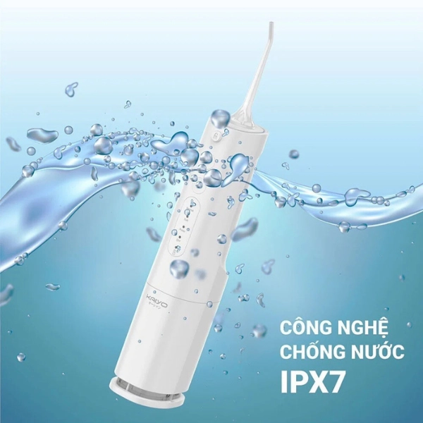 Máy tăm nước Extra Water tank 4 chế độ Kaiyo màu trắng