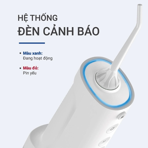 Máy tăm nước Extra Water tank 4 chế độ Kaiyo màu trắng