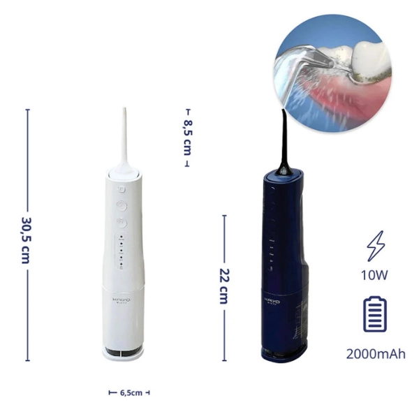 Máy tăm nước Extra Water tank 4 chế độ Kaiyo màu xanh