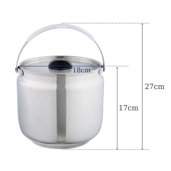 Nồi ủ chân không Kaiyo màu vàng, dung tích 4,5 lít