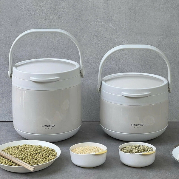 Nồi ủ chân không Kaiyo màu trắng, dung tích 3,0 lít