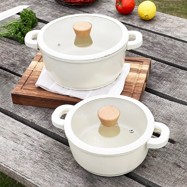 Nồi nhôm đúc đáy từ nguyên khối Elegant Kaiyo, 20cm
