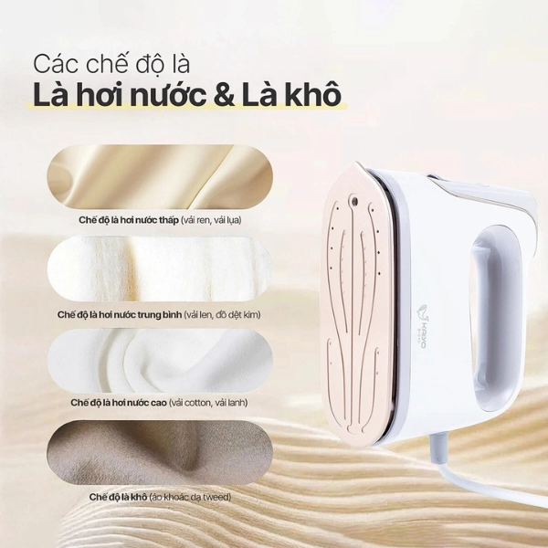 Bàn là hơi nước mini cầm tay Kaiyo