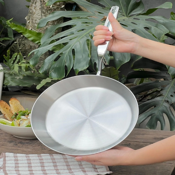 Chảo inox 316 liền khối 5-ply Premium Kaiyo