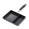 Chảo chống dính chữ nhật chia 2 ngăn Tamahashi 18x23cm
