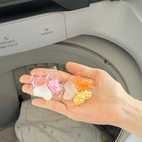 Túi 65 viên giặt xả Duree Balle hương hoa hồng