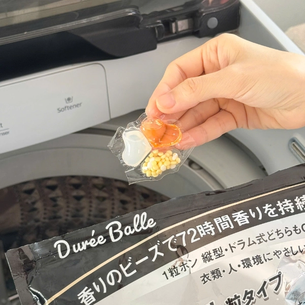 Túi 65 viên giặt xả Duree Balle hương hoa hồng