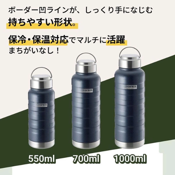 Bình giữ nhiệt inox 304 có quai xách Mind Free
